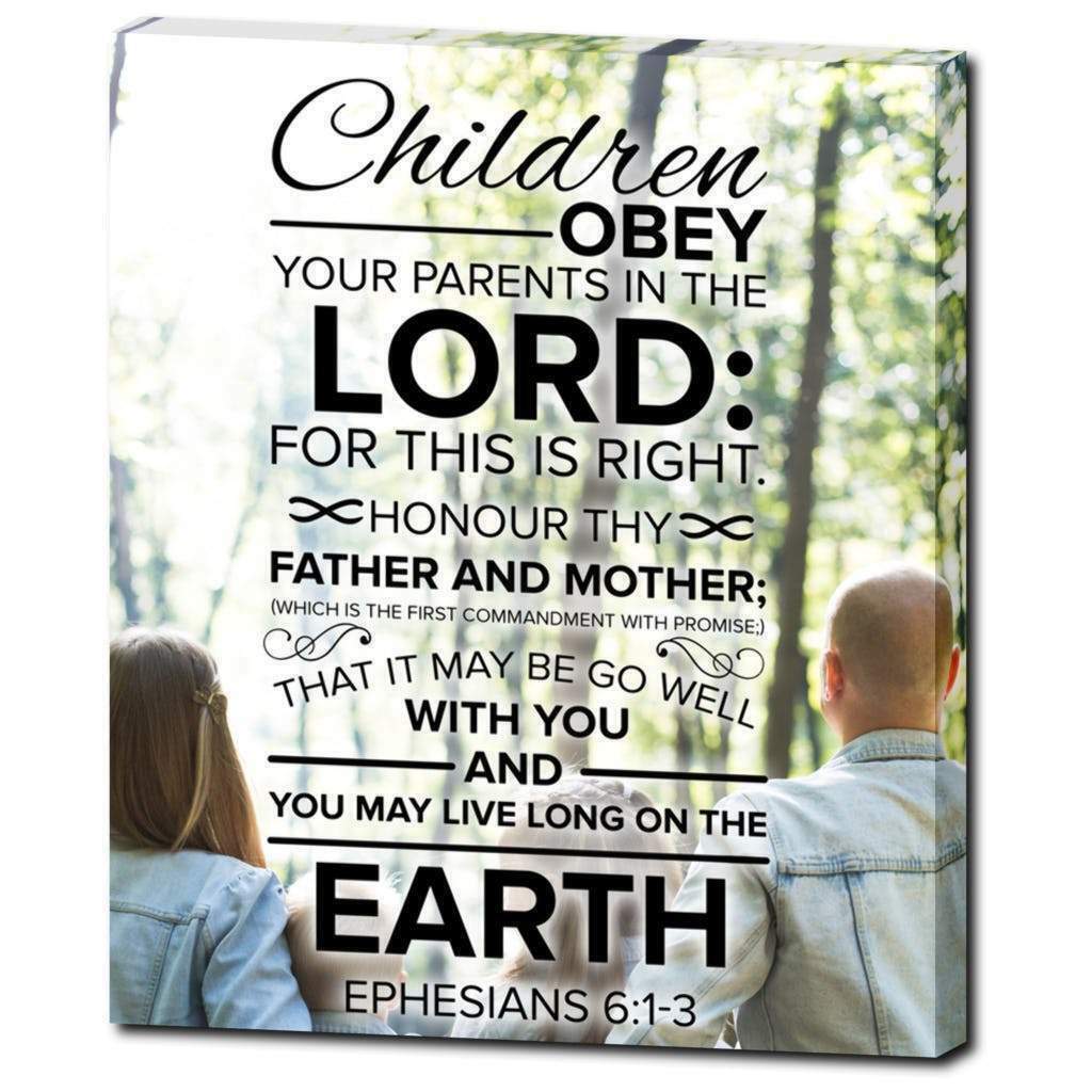 Bible Verse Obey Your Parents In The Lord