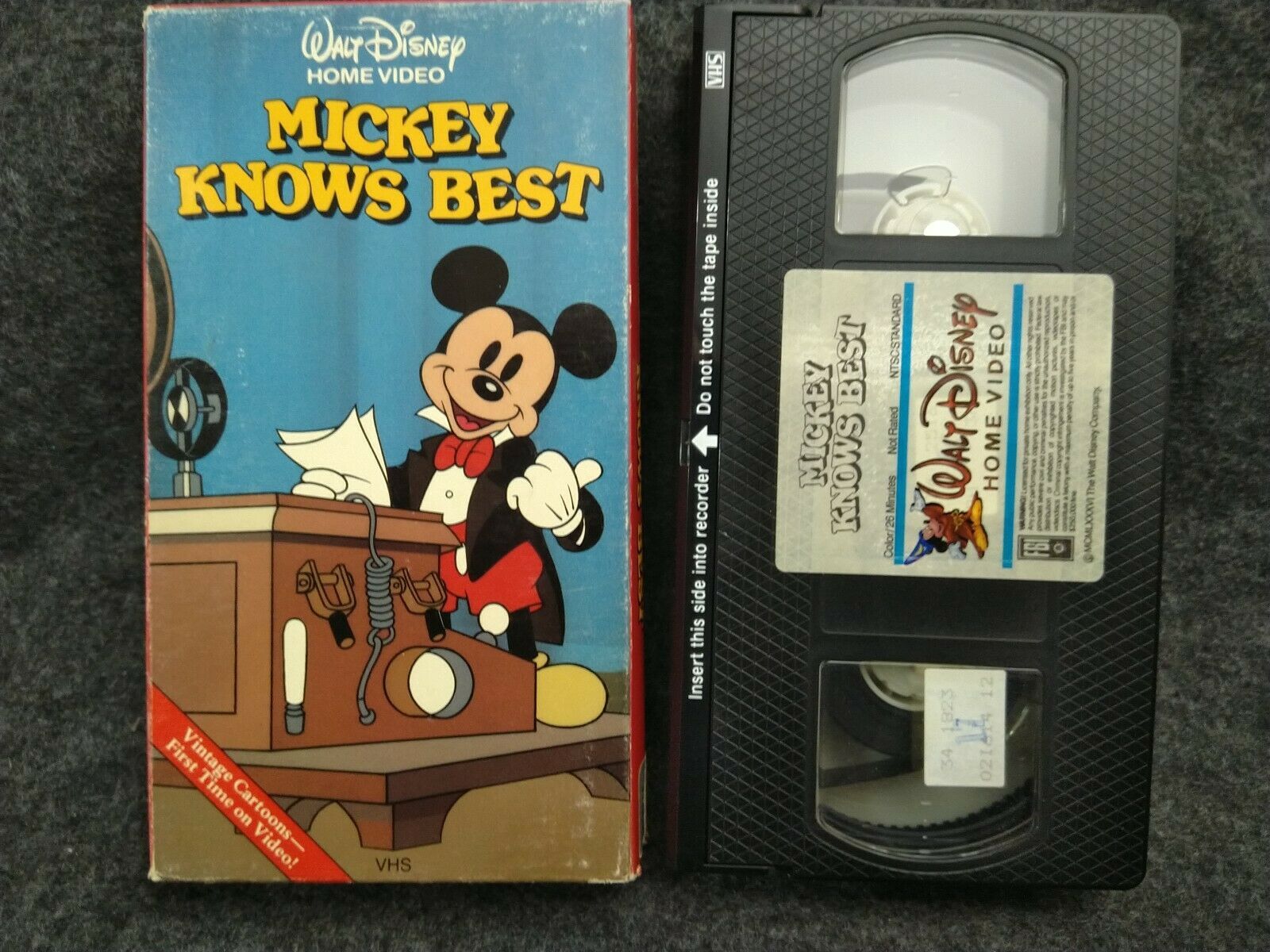 VHS Mickey Knows Best (VHS, 1989) - VHS Tapes