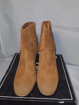 Women Qupid Wagon-05 Suede Almond Toe Western Foldover Pull On Bootie Size: 9 - $19.09