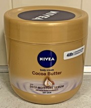 Nivea Cocoa Butter Body Cream 13.5 oz Deep Moisture Dry Skin Discontinued Sealed - $24.95