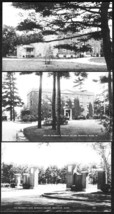 (3) Bowdoin College Fraternity Houses , Brunswick ME B&amp;W Postcards #2 - $14.75