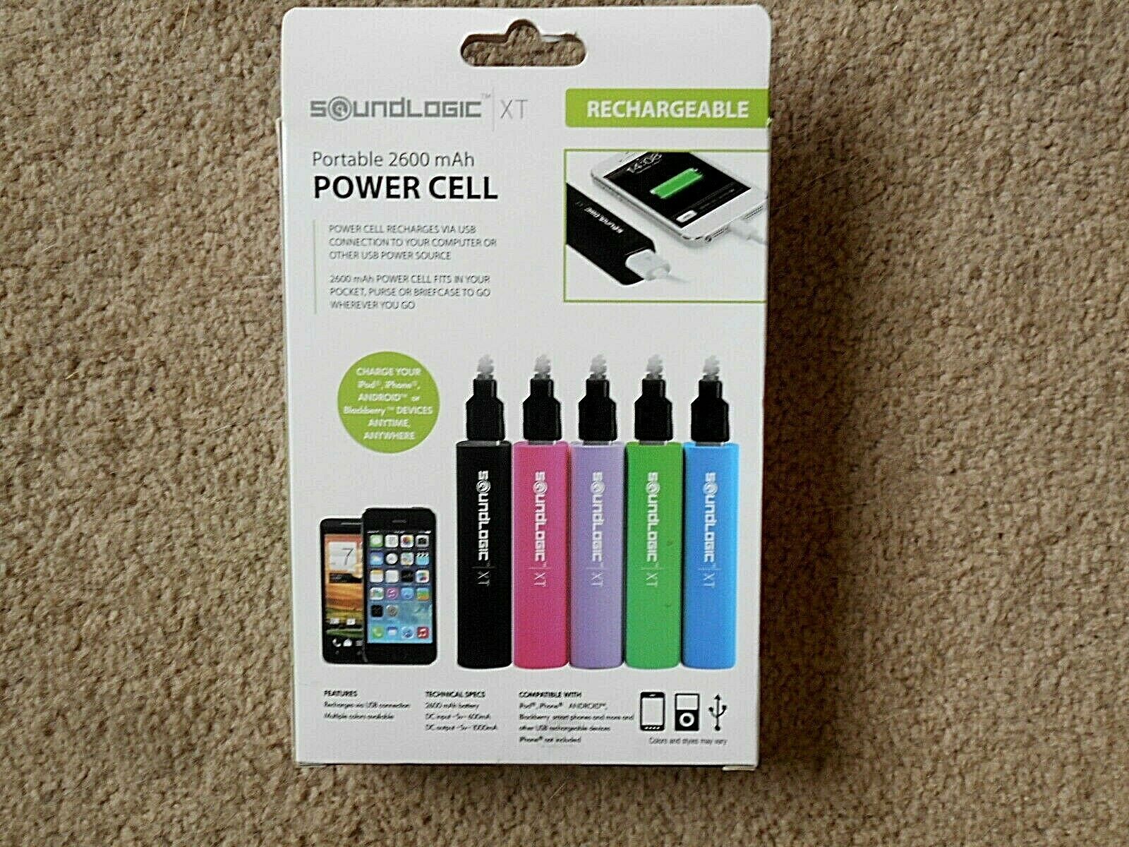 Soundlogic XT Rechargeable Portable Power Cell 2600mAH Chargers & Cradles