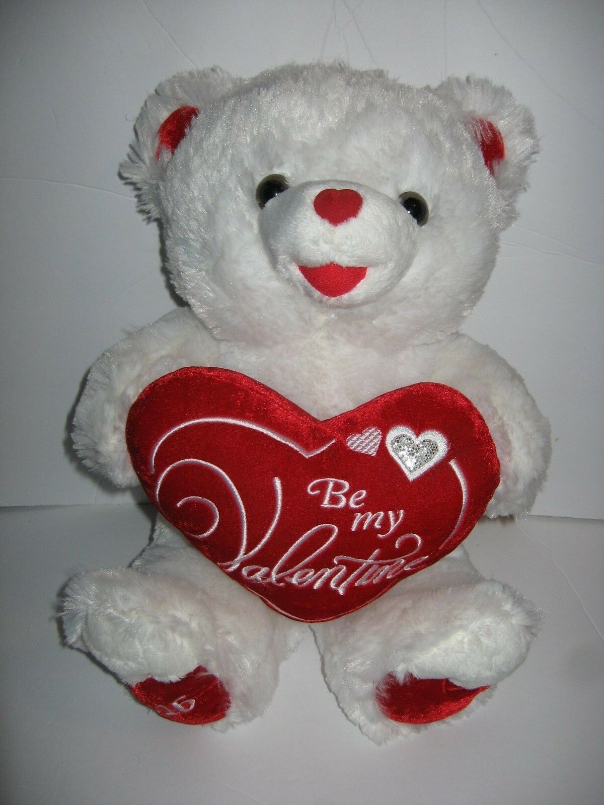 dan dee white teddy bear