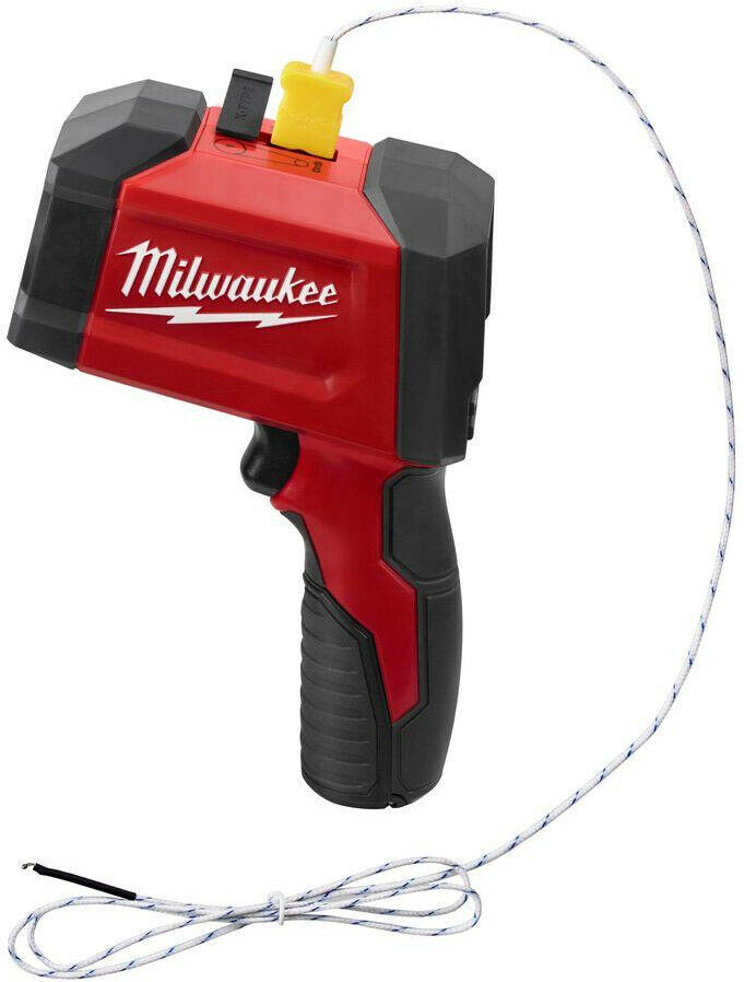 Milwaukee Laser Temperature Scanning Gun Infrared Audible Adjustable Emissivity Infrared