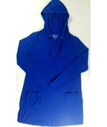 Women&#39;s Catalina Beach Cover Up Hooded Dress Large UPF 50+ Royal Blue - $48.49