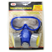 Twin Cartridge Respirator with Goggles - $30.04