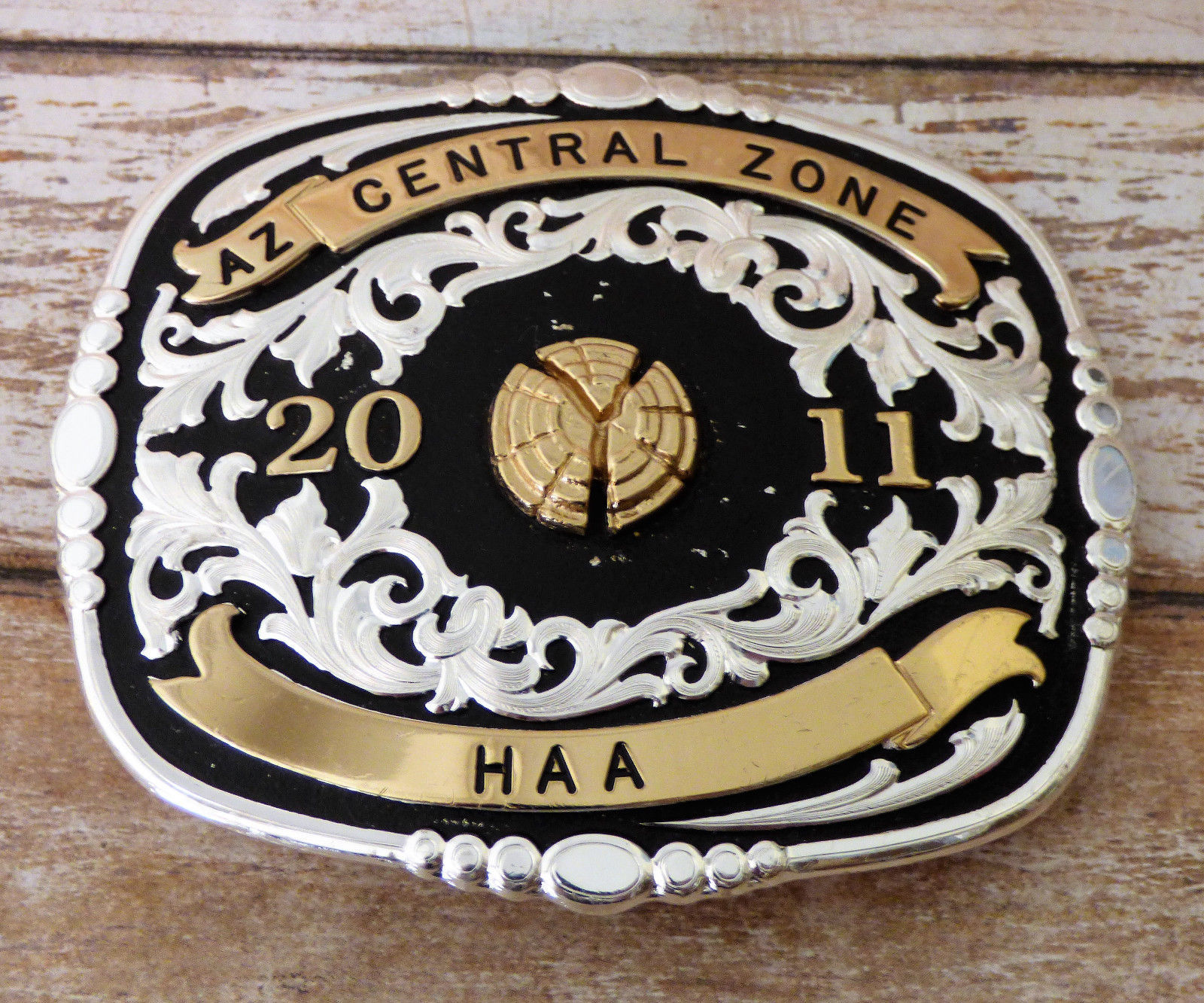 Trap & Skeet Shooting Arizona Central Zone 2011 Trophy Belt Buckle