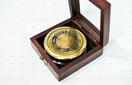 NauticalMart Antique Brass Dollond London 1920 Pocket Compass