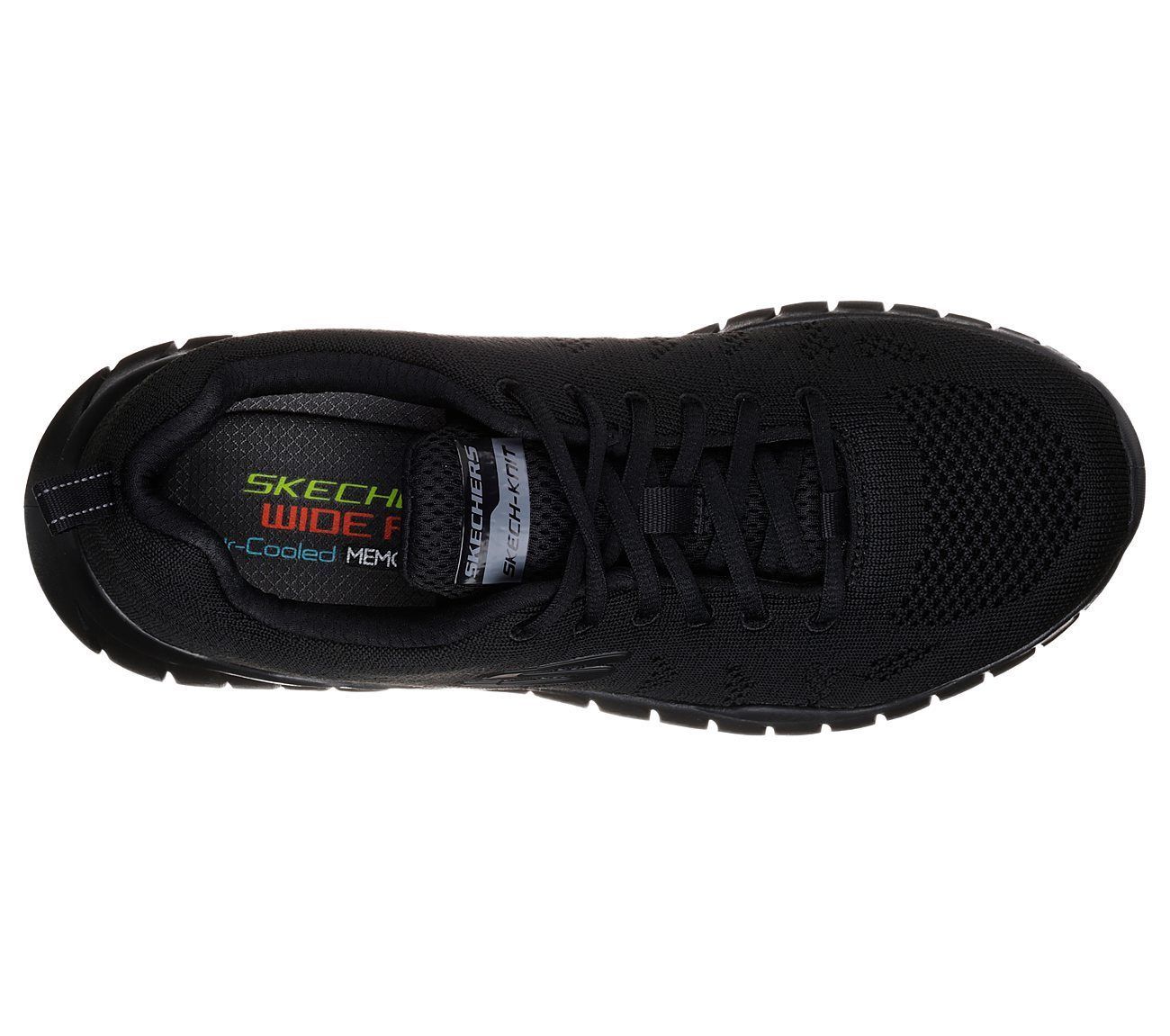 52819 Black Skechers shoes Men Memory Foam Comfort Sport Train Casual ...