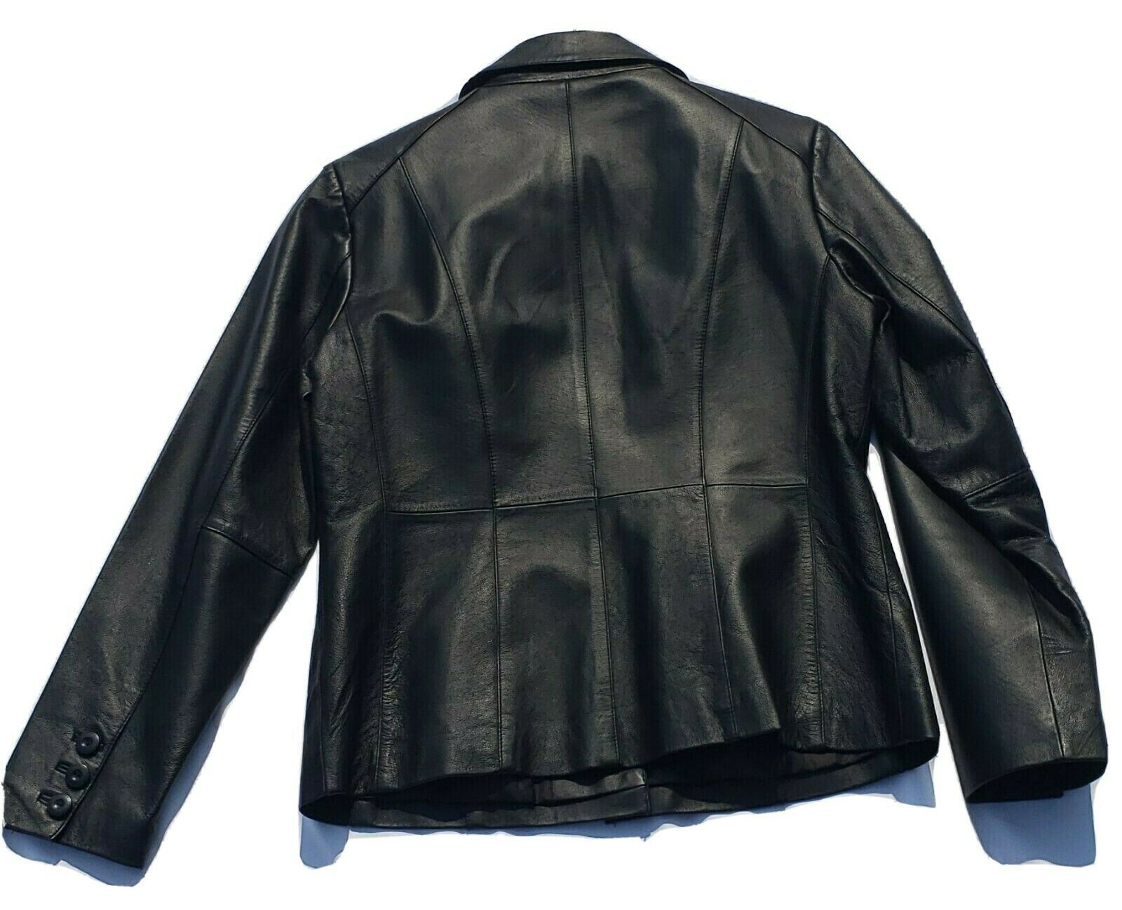 East 5th Black Leather Jacket (Petite Medium) - Coats, Jackets & Vests