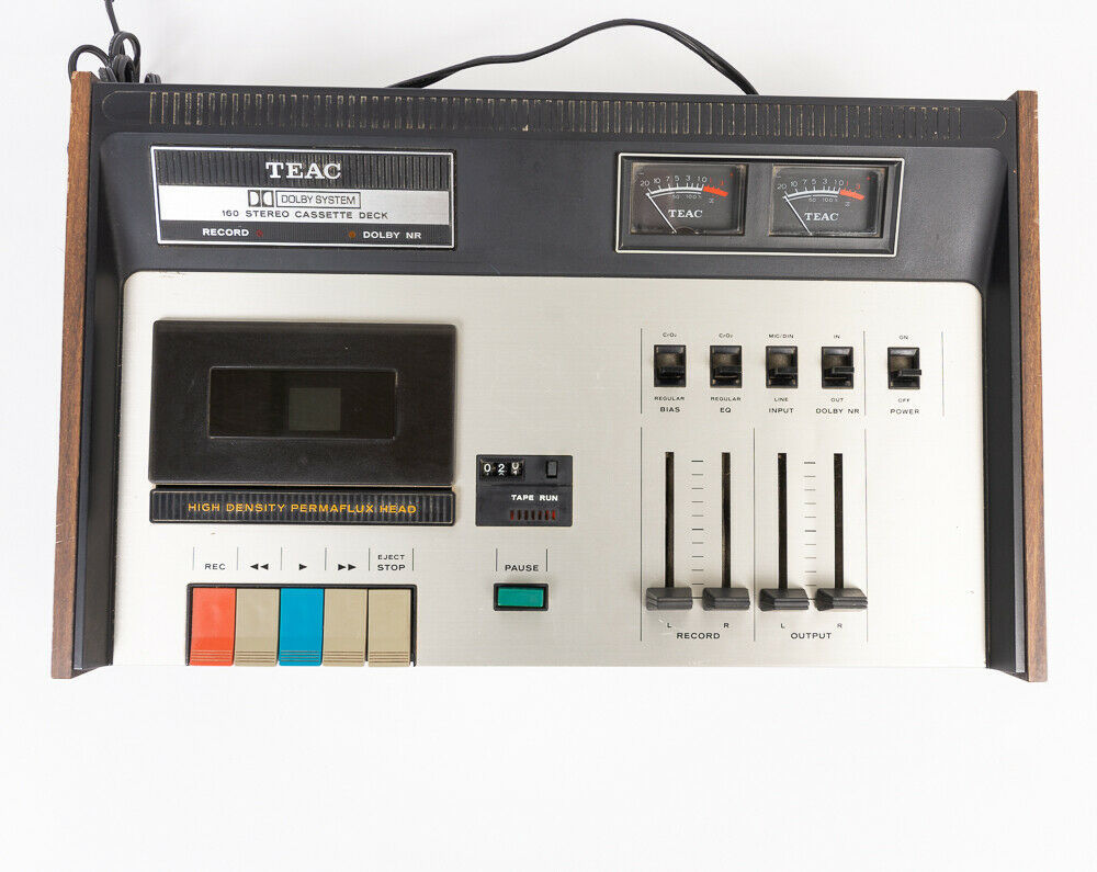 TEAC 160 Cassette Tape Player Recorder Deck Vintage 1970's Dolby Stereo