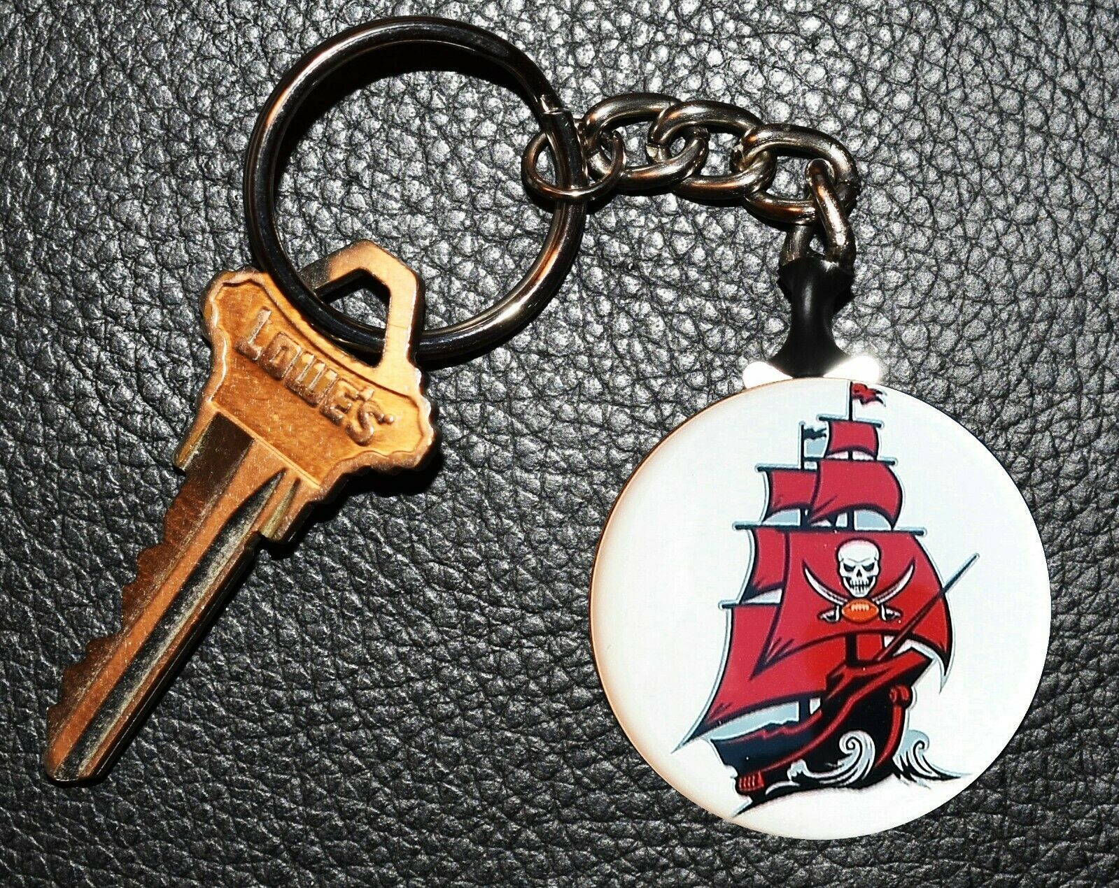Tampa Bay Buccaneers Keychain LOGO Ship Key and similar items
