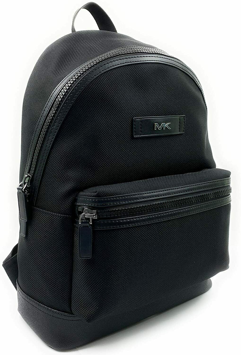 NWB Michael Kors Kent Sport Black Nylon Large Backpack 37F9LKSB2C Dust Bag FS