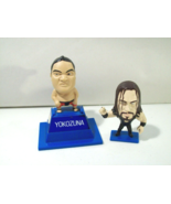 1997 WWF RING MASTERS YOKOZUNA UNDERTAKER MINI PVC FIGURE LOT 1997 PLAYM... - $11.71