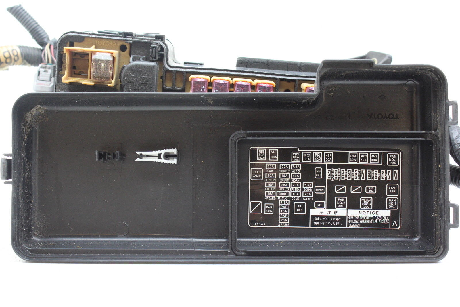 ... 04 05 06 07 Toyota Highlander 82720-48021 Fusebox Fuse Box Relay Unit Module ...