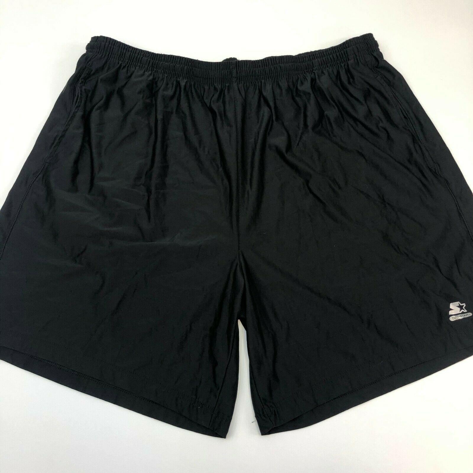 Starter Athletic Shorts Mens XXL Black Polyester Casual Workout - Shorts