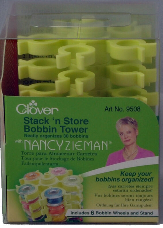 Sewing Notions Stack 'n Store Bobbin Tower Holds 30 Bobbins CL9508 - $17.06
