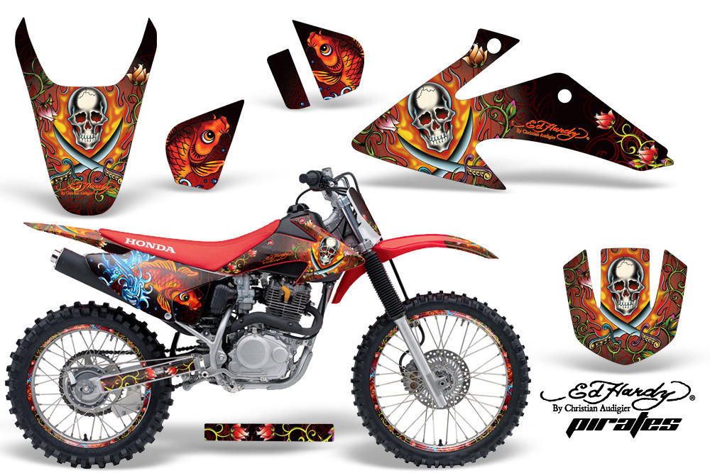 Graphics Kit Decal Wrap + # Plates For Honda CRF150 CRF230F 2008-2014 ...