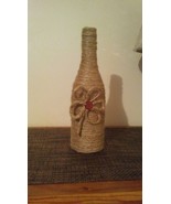Twine wrapped bottles for centerpieces, China cabinets, living room, din... - $10.89