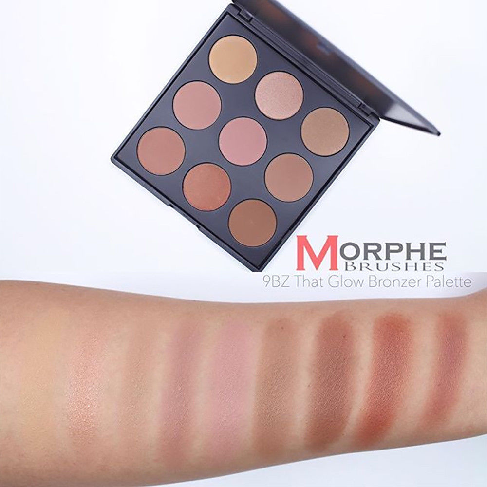 MORPHE That Glow Bronzer Palette 9BZ Contour makeup powder kit