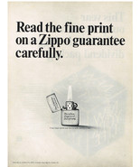Vintage 1967 Magazine Ad For Zippo Lighters Read The Fine Print &amp; New Yo... - $5.63