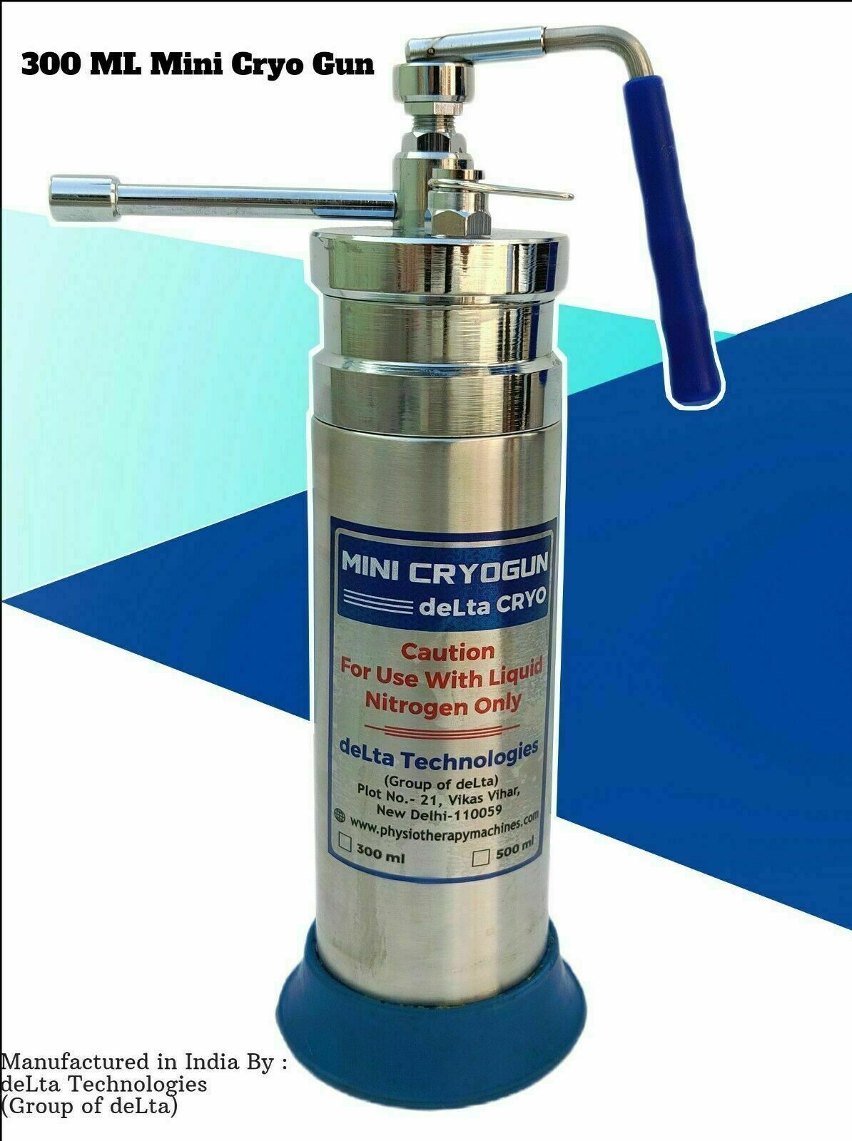 300 ML Capacity Liquid Nitrogen Cryo Spray Cryo Freeze Sprayer For