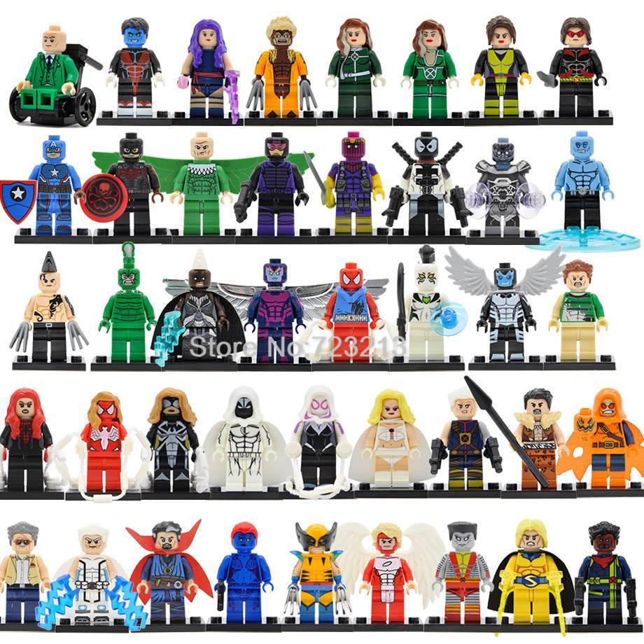 42pcs Super Heroes X-Men Apocalypse Minifigures Xavier Jean Angel ...