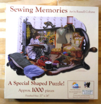 Sewing Memories Puzzle - 1000 Pieces 27 x 24/Seamstress SEALED! Fast Ship! - $16.22