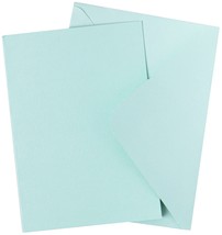 Sizzix Surfacez Card &amp; Envelope Pack A6 10/Pkg-Mint Julep - $22.41