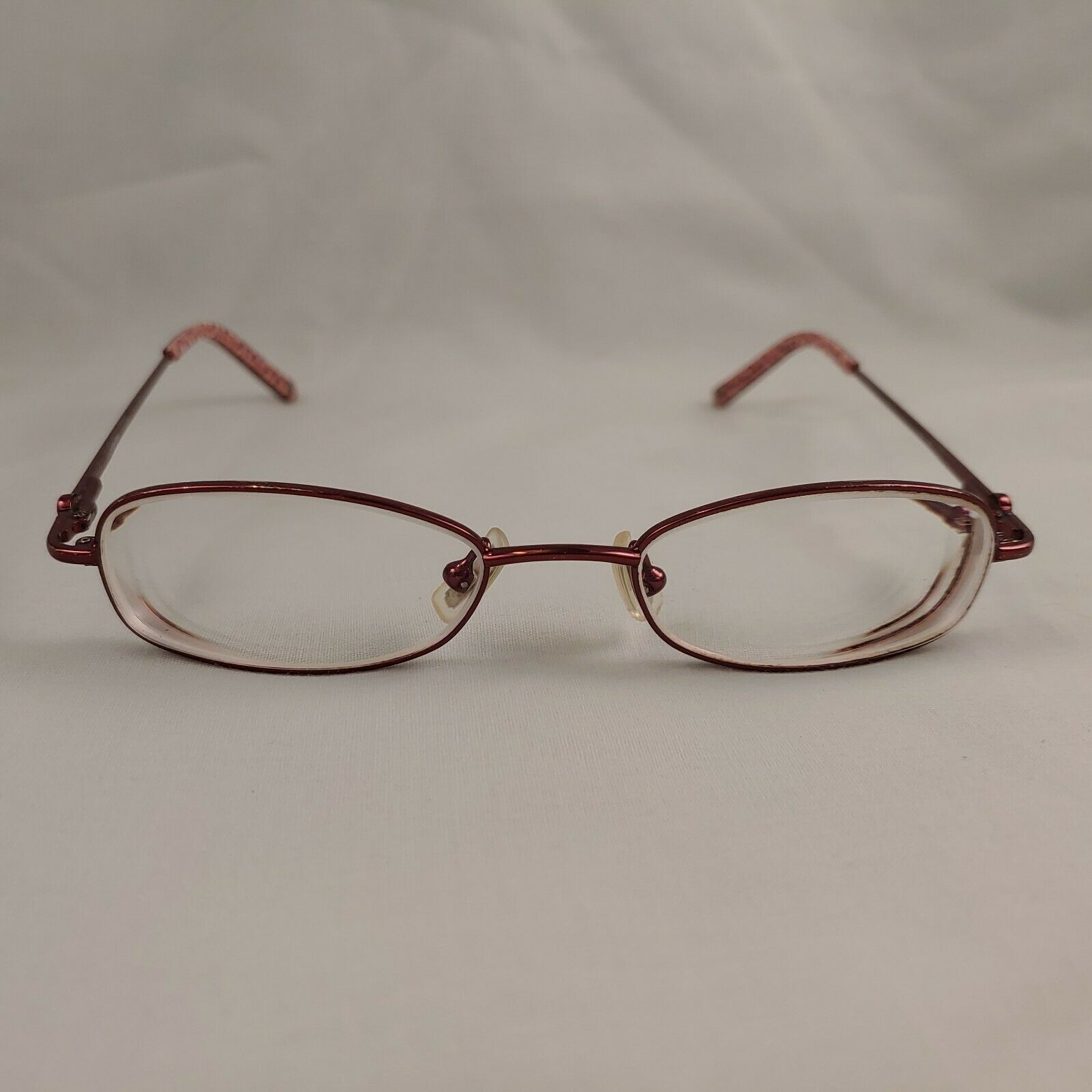 COACH Rx Eyeglasses Metal Frames 109 JAMIE Full Oval Rim Pink ...