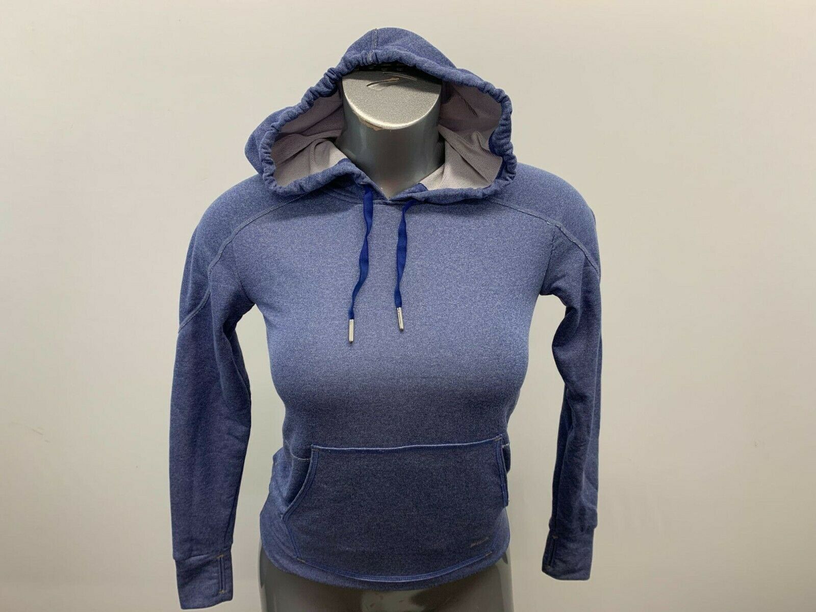 Fila Women’s Hoodie Size XS Blue Long Sleeve Hooded Pullover Sweatshirt Polyeste