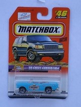 1999 Matchbox Drop Tops &#39;55 Chevy Convertible NIB Mattel NIP #46 of 100 ... - $9.64
