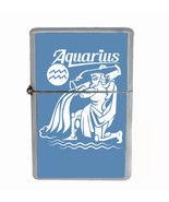 Aquarius Rs1 Flip Top Oil Lighter Wind Resistant With Case - $14.95