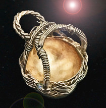 FREE W $99 HAUNTED NECKLACE NEVER GO WITHOUT SILVER BASKET MAGICK MAJESTIC  - Freebie