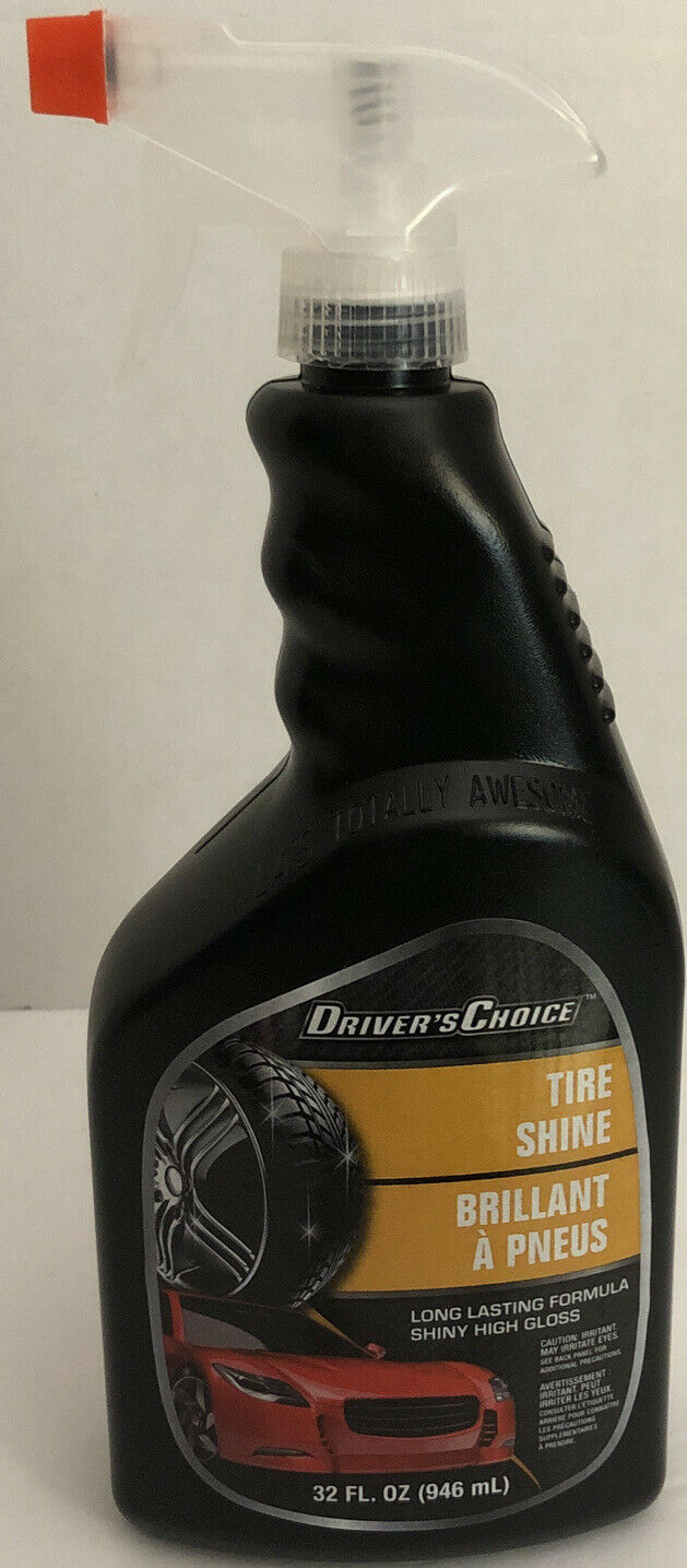 Tire Shine SprayLong Lasting Formula Shiny High Gloss By Drivers