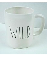 Rae Dunn by Magenta WILD  White Ceramic Coffee Mug Artisan Collection - $12.19