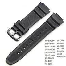 Rubber Watch Strap for-Casio AE-1000w AQ-S810W SGW-400H SGW-300H RubberBand 18mm - $6.79