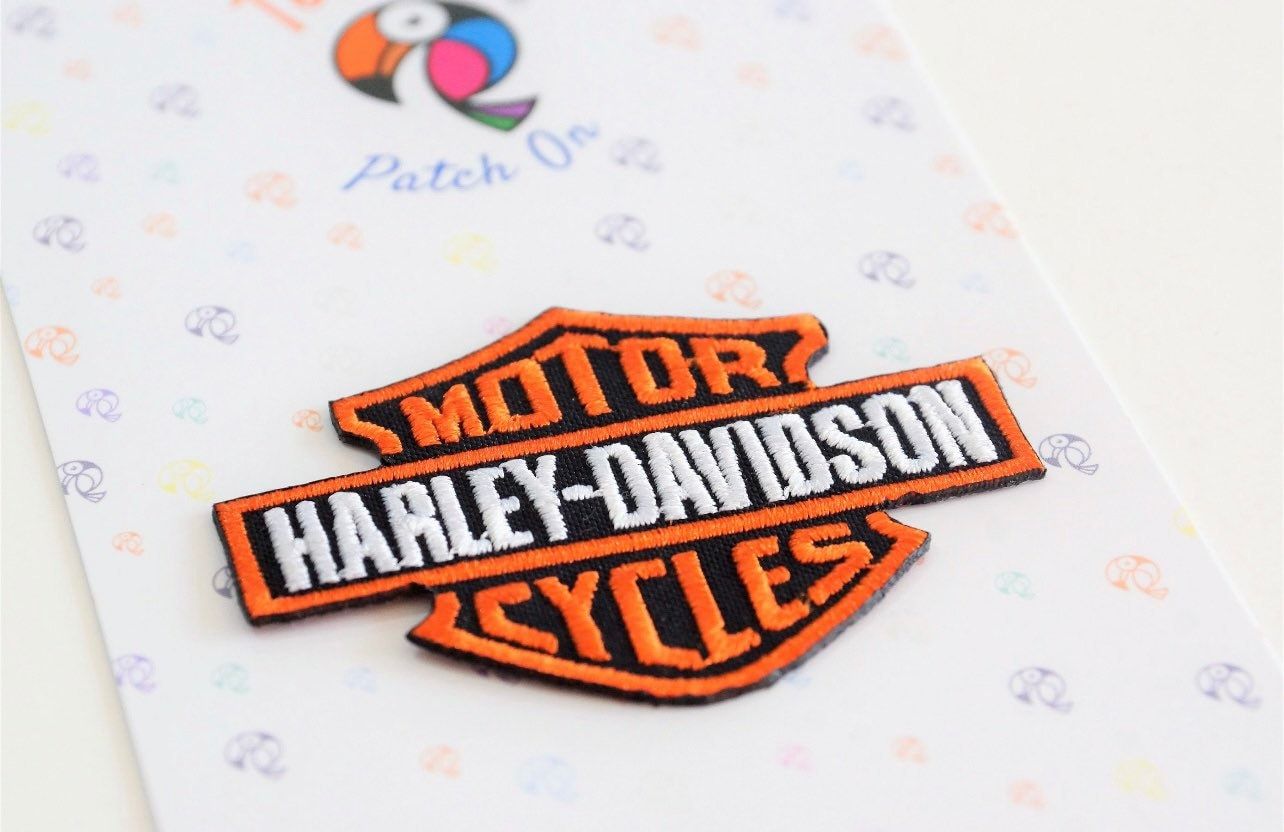 Harley Davidson Logo ( small) - Embroidered Patch Iron On