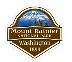Mount Rainier National Park Sticker Decal R1449 Washington YOU CHOOSE SIZE - $1.45+