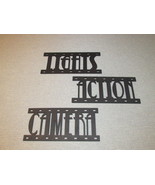 LIGHTS CAMERA ACTION Film Strips Wood Wall Words Sign Art Decor Movie Reel - $32.95