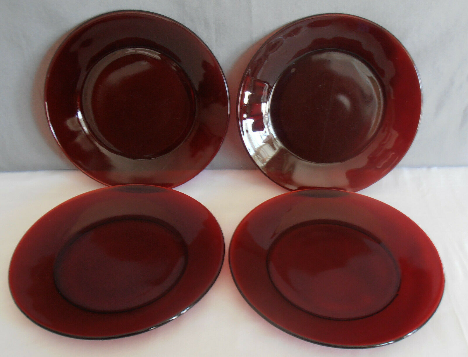 Vintage Royal Ruby Red Depression Glass Salad Plate 7 34 Anchor Hocking Royal Ruby