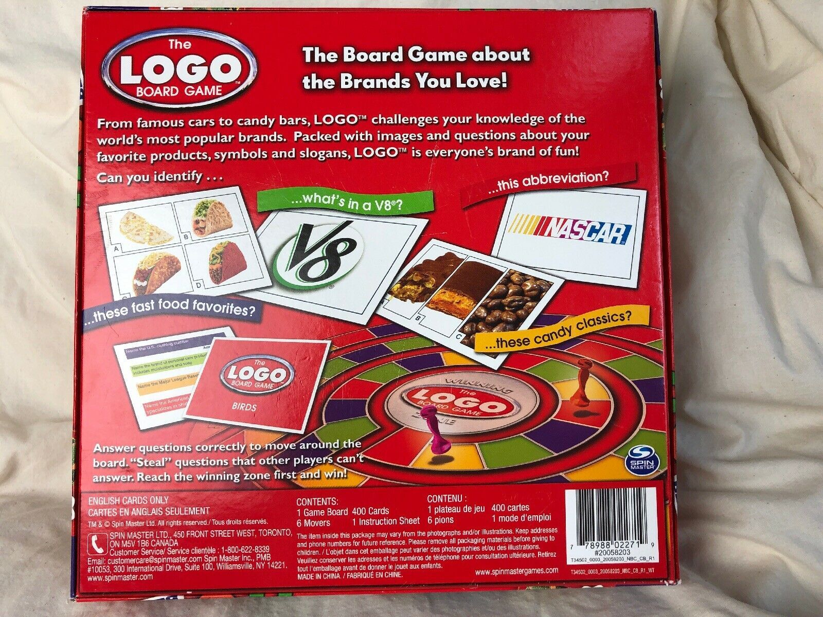 The LOGO Board Game By Spin Master The Board Game About The Brands You