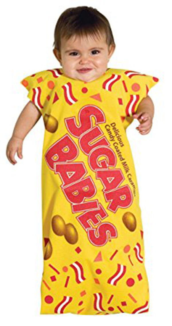 MILK CARAMEL POP SUGAR BABIES CANDY CHILD HALLOWEEN COSTUME INFANT SIZE ...