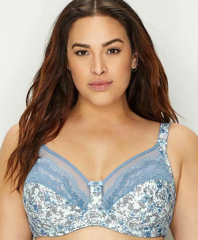 BRAMOUR SOHO FULL COVERAGE BRA, Blue, 44H Bras & Bra Sets