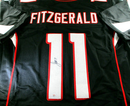 Larry Fitzgerald / Autographed Arizona Cardinals Custom Football Jersey / Coa - $168.25