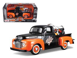 1948 Ford F-1 Pickup Truck with 1958 Harley Davidson FLH Duo Glide Motorcycle Or - $41.27