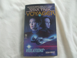 Star Trek Voyager  #4 Violations Softcover Paperback Book   - $5.45
