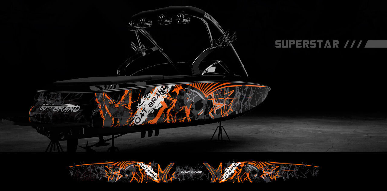 BOAT WRAPS GRAPHICS DECALS KIT WRAP Boat Graphic Kits DESIGNS FREE
