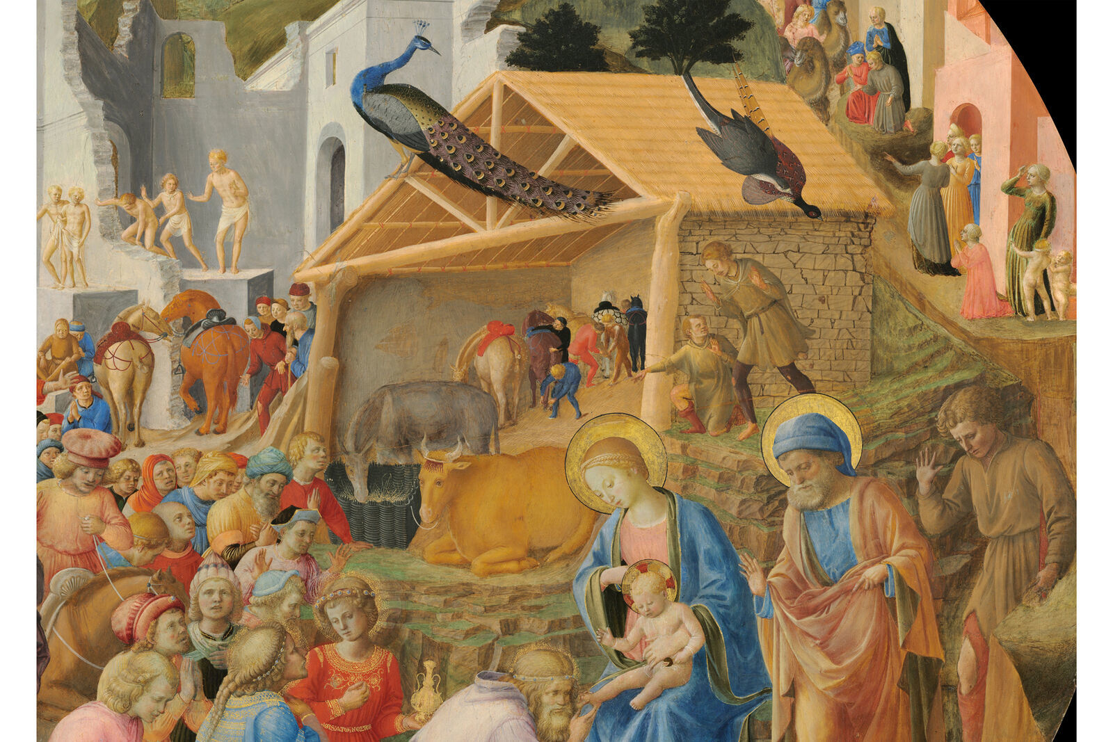 Adoration Of The Magi By Fra Angelico & Fra Filippo Lippi, C.1440-1460 ...