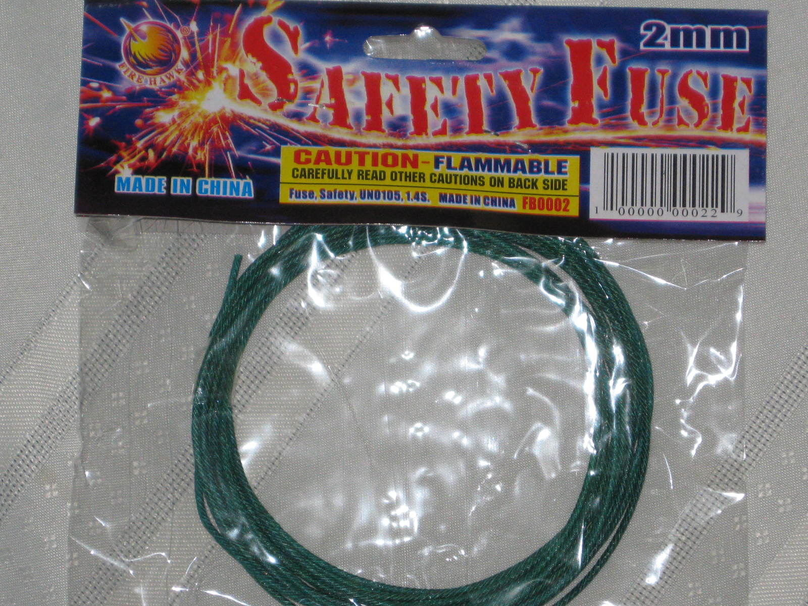 60 Feet Cannon Fuse 2mm 23 Seconds Per Foot Other